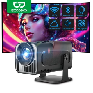 Goojodoq Wifi Mini Projetor Android Dual Wifi6 120 Ansi Bluetooth 5.0 Allwinner 1280 * 720P Home Theater Portátil Para Cinema Ao Ar Livre