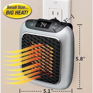 Mini Aquecedor Pequeno Portátil De Parede