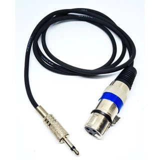 Cabo P2 Mono Para Xlr Fêmea -30cm Fio Tiaflex