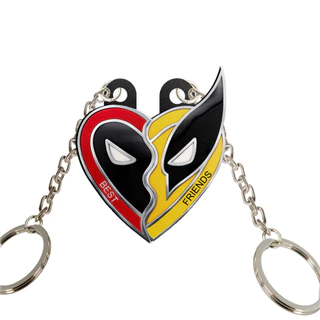 Kit 2 Chaveiros MDF - Deadpool e Wolverine