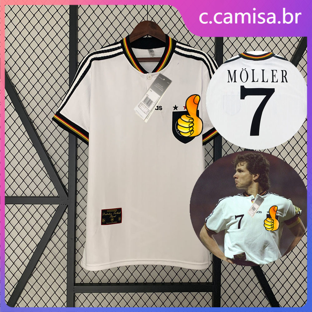 Camisa Retro 1996 Alemanha Camisa Retro Eu Camisa De Futebol Camisa Nome Personalizado Número Camisa Y8UZ