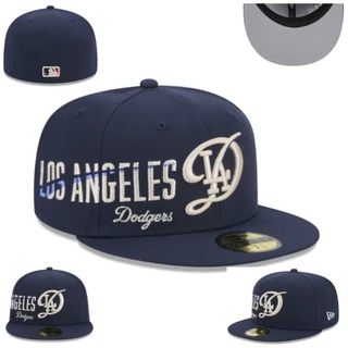 Novo Boné De Beisebol L . Chapéu Los Angeles Dodgers Fechado Bordado Chapéus Masculinos E Femininos