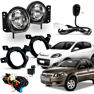 Kit Farol Auxiliar Milha Palio e Strada Trekking 2012 A 2024