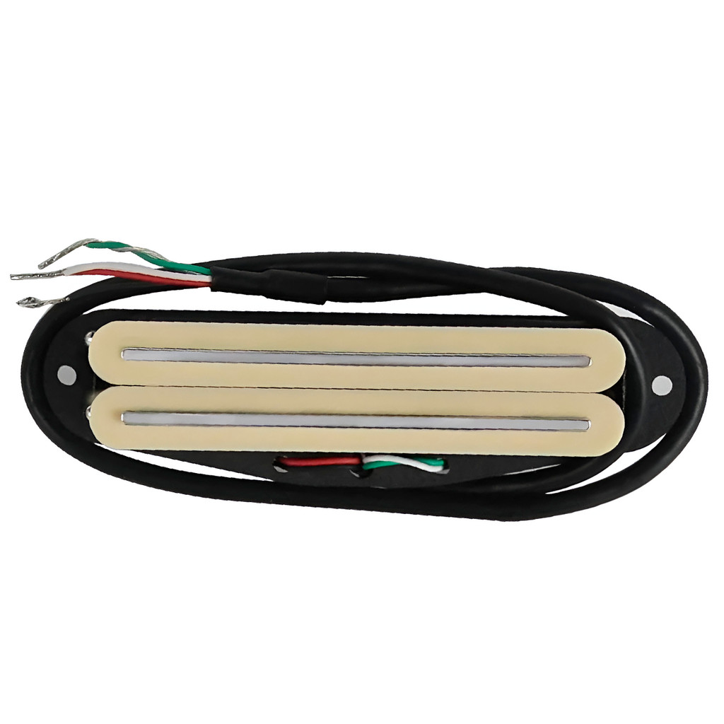 Captador Ceramico Strato Mini Humbucker Ponte Creme Ceramico