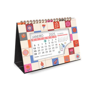 Calendario de Mesa Quadrinhos 2025 - Fina Ideia