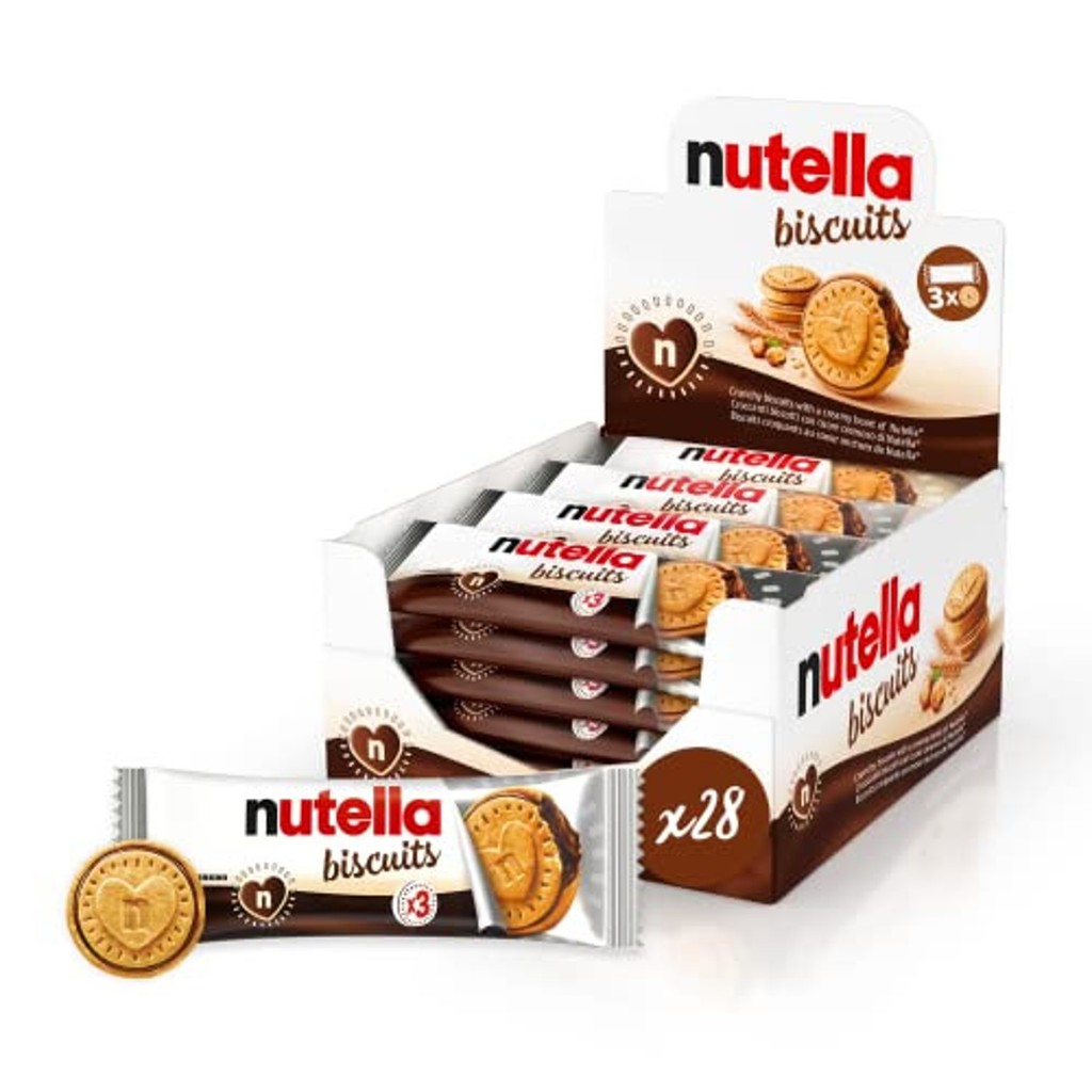 Biscoito NUTELLA Biscuit Display c/ 28 unidades de 41,4g | Shopee Brasil