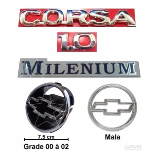 Kit Símbolos Corsa Sedan 1.0 Milenium - 2000 À 2002