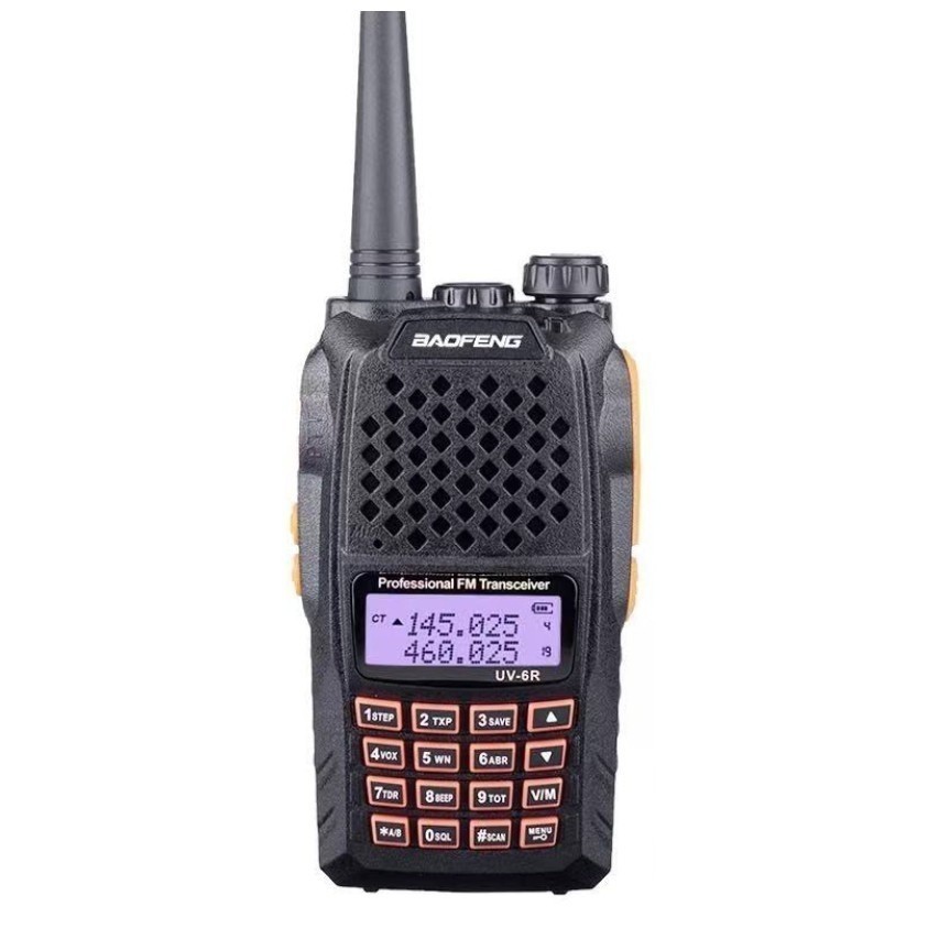Radio Ht Walk Talk Dual Band Uhf Vhf Fm Baofeng Uv6r 7w Shopee Brasil