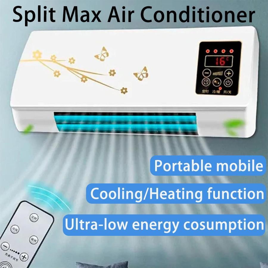 Ar Condicionado De Parede Unidade De Resfriamento/Aquecimento De Com Temporizador Controle Fácil Montado Na AC Portátil Para Dormitório De Sala De Estar Doméstico