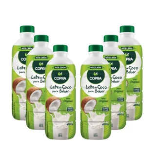 Kit 6 Copra Leite de Coco Original 900ml