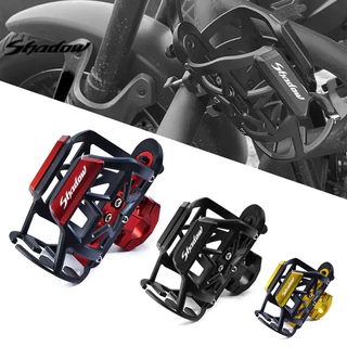 Para Honda Shadow VT 400 600 750 1100 VT400 VT600 1300 Motocicleta CNC Bebida Garrafa De Água Suporte De Copo Acessórios
