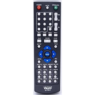 Controle Remoto Dvd Tectoy 7917 - Substituto Compatível