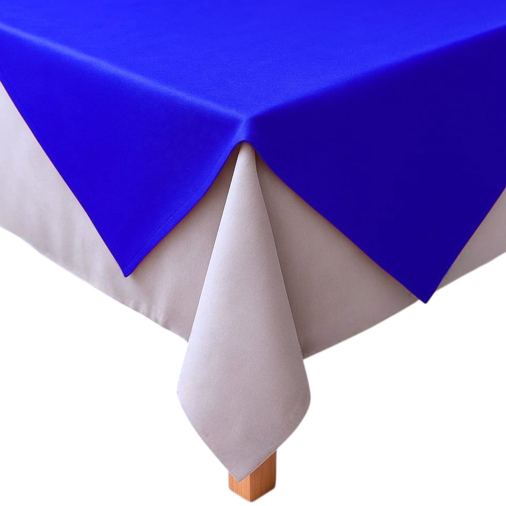 Kit 20 Toalhas de Mesa Azul Royal Sendo 10 Grandes + 10 Cobre mancha ...