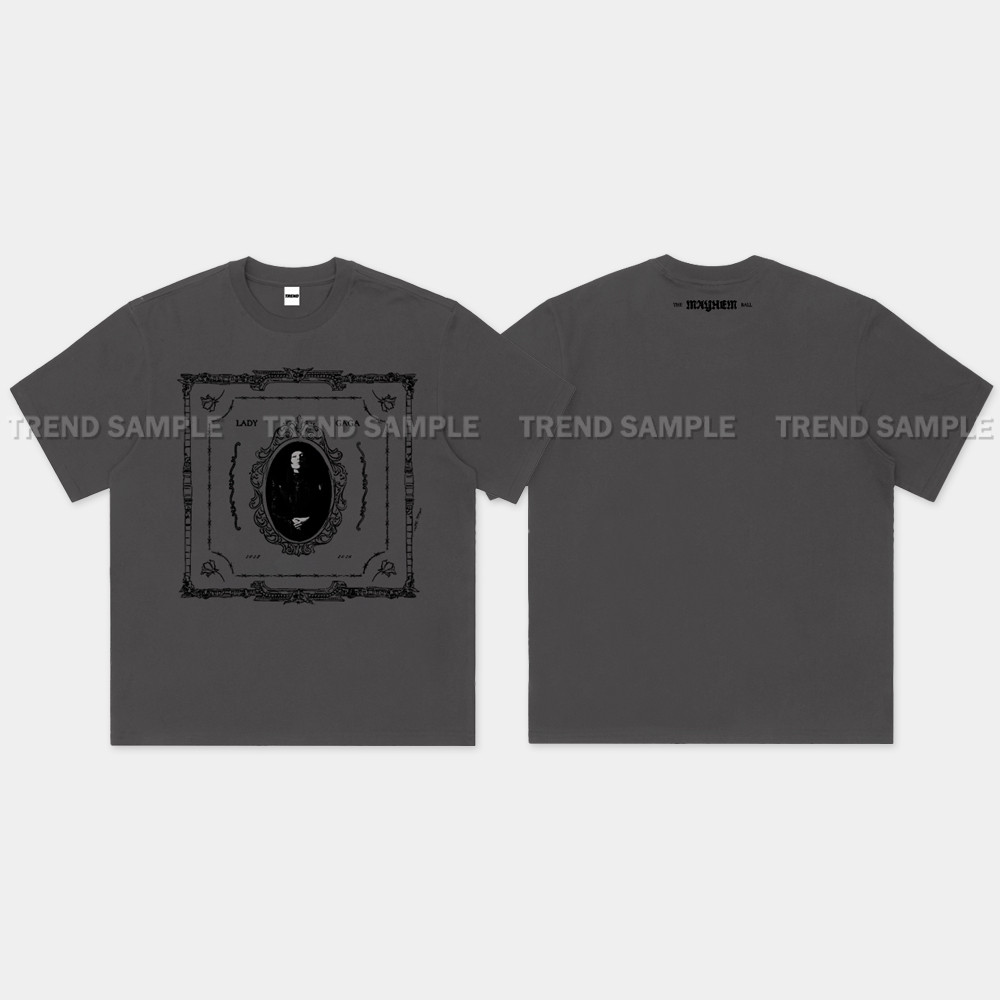 Lady Gaga The MAYHEM Ball Tour 2025 Merch Camiseta De Algodão