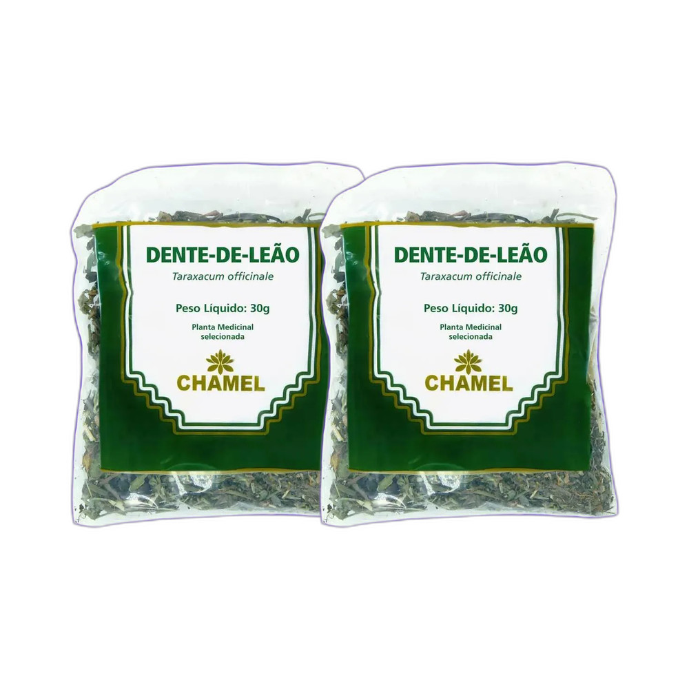 Kit 2x Chá Pacote Dente de Leao 30g - CHAMEL | Shopee Brasil