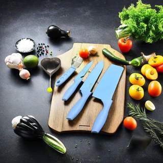 Kit 5 Conjunto de facas e acessórios em aço inoxidável em Oferta na Shopee