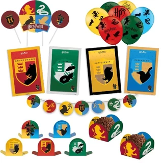 Kit Festa Decoração Harry Potter New - 62 Peças