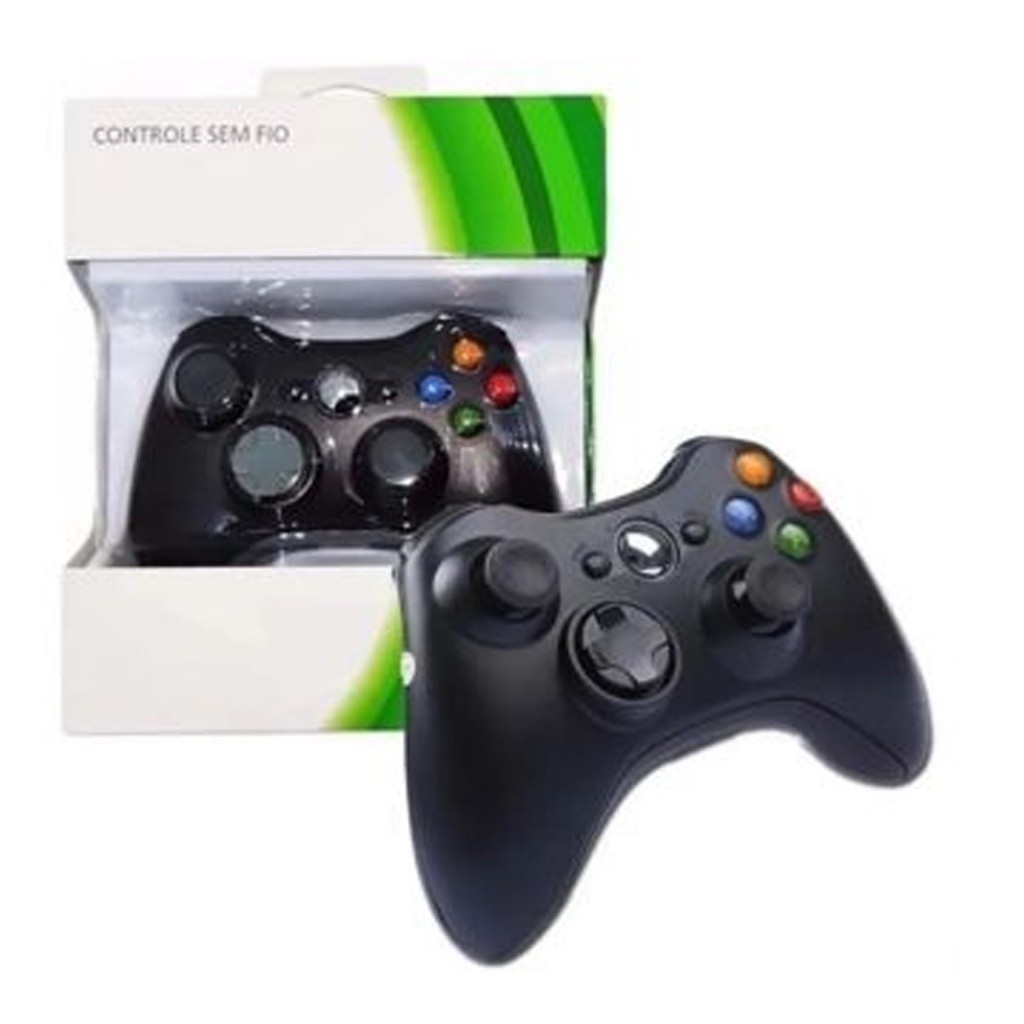 Controle Xbox 360 Sem Fio Wirelles Joystick Para Computador Ps3 e Android