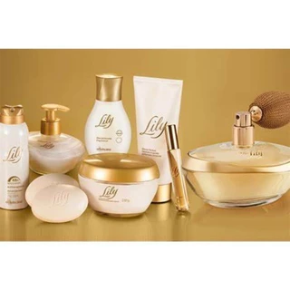 KIT lily Menor Preço do Brasil Exclusivo perfume lily eau de parfum + creme acetinado para todo o corpo hidratante lily aproveite já