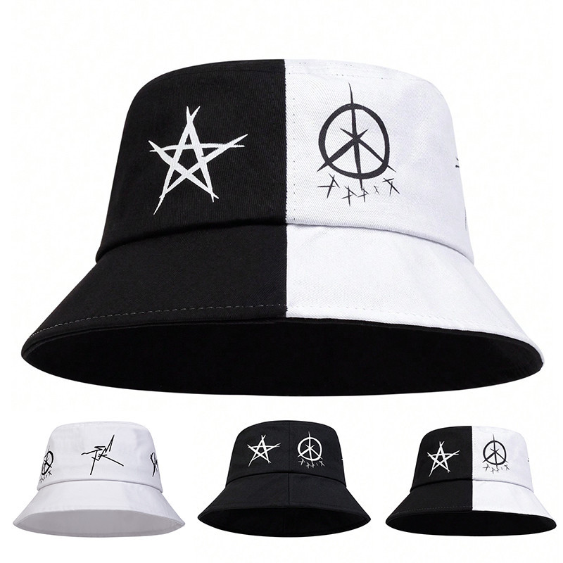Chapéu De Pescador Unisexo Grafite Hip Hop Beach Bucket Spring Summer Outdoor Travel for Women Homens