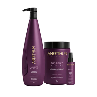 Kit Aneethun No Frizz System - 3 produtos