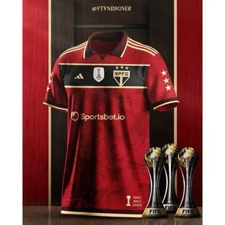 Camiseta De Time São Paulo 2023/24 Home Torcedor Camisa 1