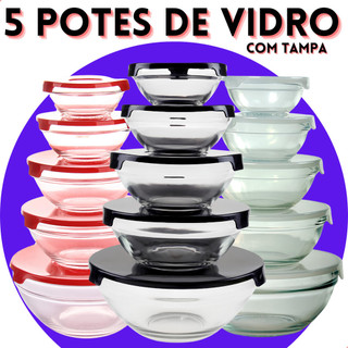 Conjunto de Tigelas Herméticas: Só R$ 21,50! 🥗