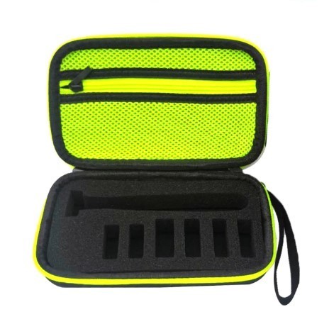 ESTOJO CASE BARBEADOR ELÉTRICO ONEBLADE PHILIPS PREMIUM C ESPUMA DE PROTEÇÃO Caixa De Armazenamento