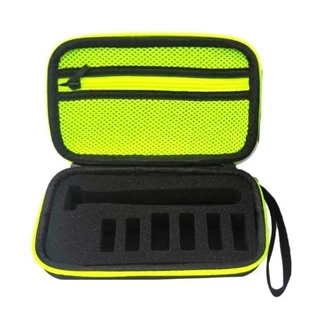 ESTOJO CASE BARBEADOR ELÉTRICO ONEBLADE PHILIPS PREMIUM C ESPUMA DE PROTEÇÃO Caixa De Armazenamento