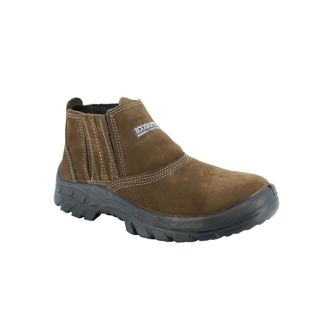 Bota Botina De Segurança Com Elástico Confortável Bico PVC | Shopee Brasil