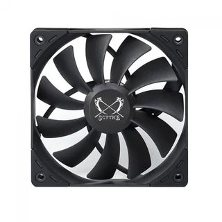 Cooler para Gabinete Scythe Kaze Flex 120mm Black, 1500 RPM, PWM, KF1225FD15B-P