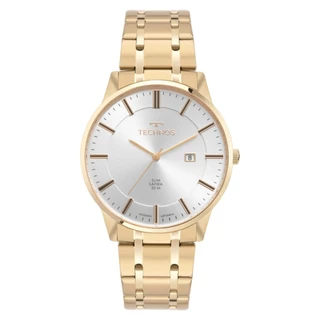 Relógio Technos Masculino Slim Dourado - GM10YV/1K