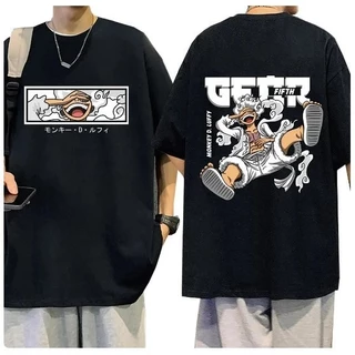 Camiseta Anime Luffy Gear 5 Unissex Plus Size