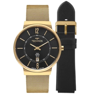 Relógio Technos Masculino Slim Dourado - GM17AC/T1P