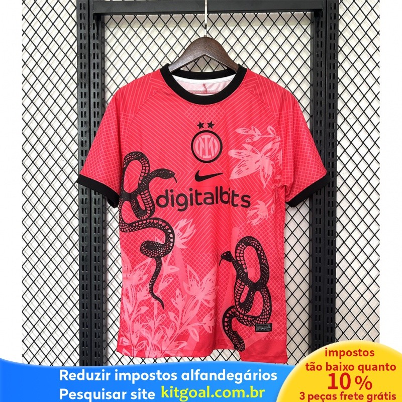 Homens Homens Homens Edição Especial Vermelho 24 /25 I-M Futebol Camisa Esportiva DOHQ