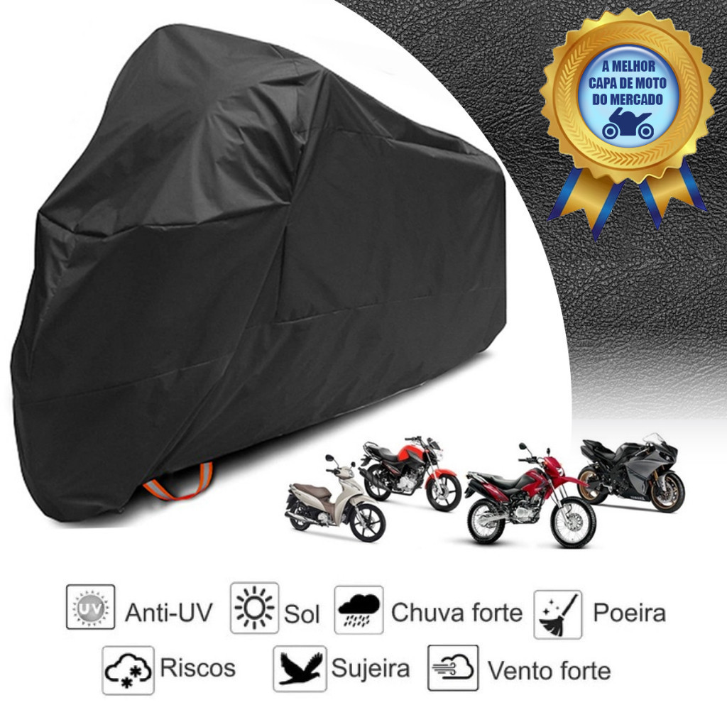Capa Para Moto NINJA 400 Todos os AnosProtetora Forrada Impermeável Térmica Sol Chuva Poeira Anti-Risco
