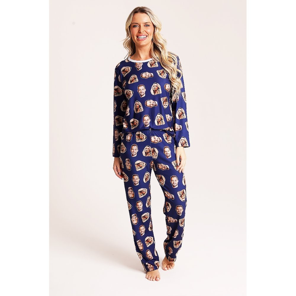 Pijama Feminino Personalizado Inverno Customize Pijamas com Suas