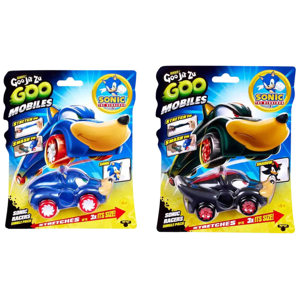 Heróis Goo Jit Zu Mobiles Sonic The Hedgehog Racers - Sunny | Shopee Brasil