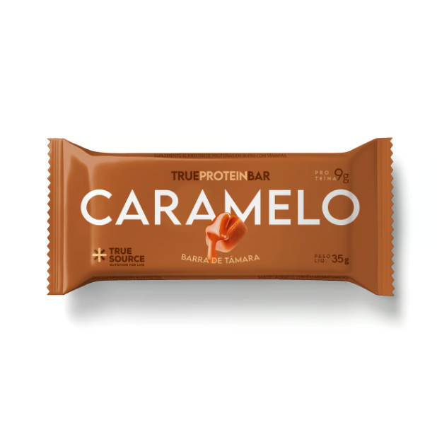 Barra de Tâmara True Protein Bar Caramelo 35g True Source Shopee Brasil