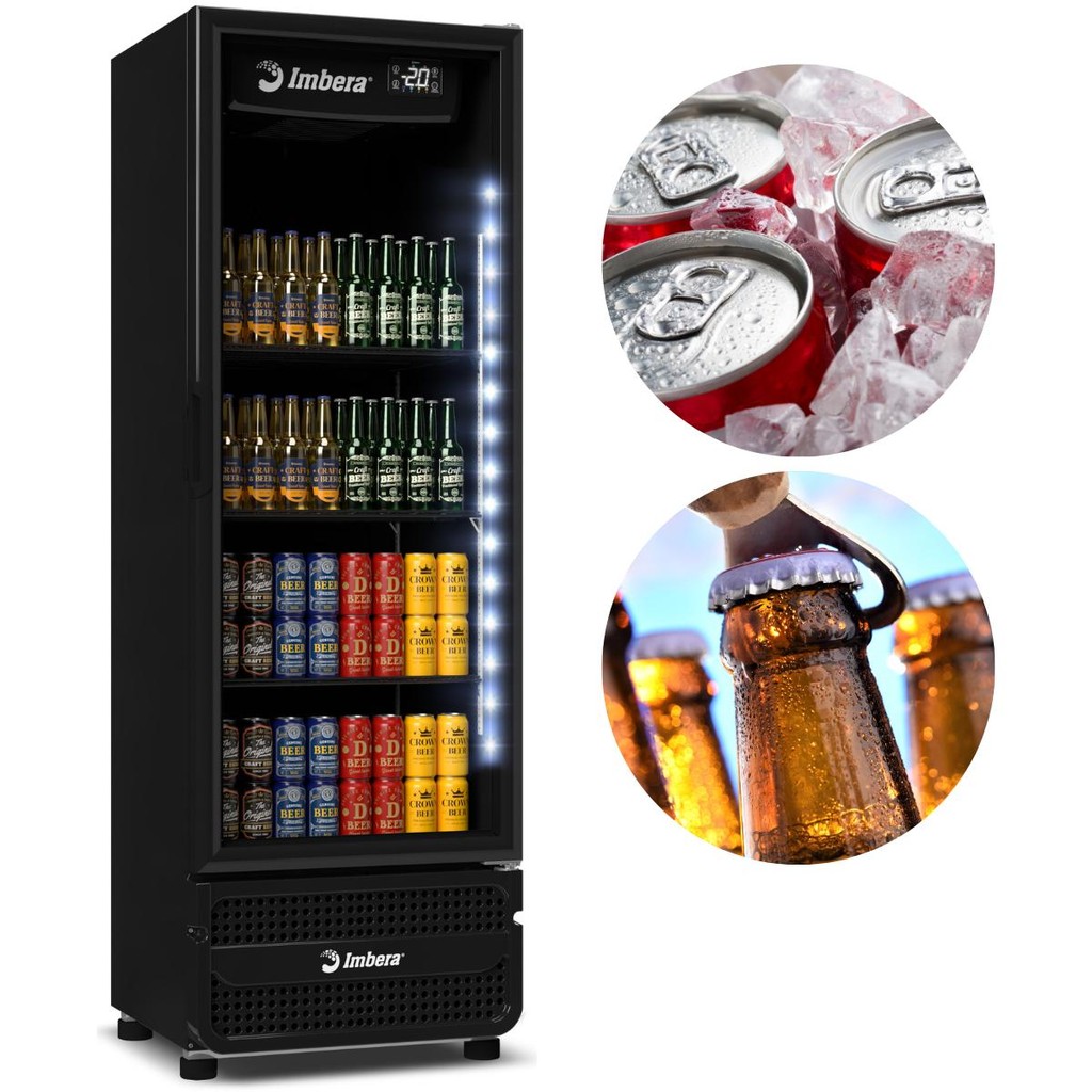 Cervejeira Full Black Refrigerador Porta De Vidro 569 L CCV3