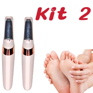 Kit 2 Máquina Elétrica Pedicure - Esfoliação Removedor de Calos Pedicure Portátil  marisa em Oferta na Shopee