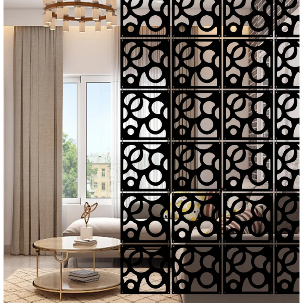 Kit Placas Vazadas Decorativas Cobogó Divisórias Internas em MDF 3mm ...