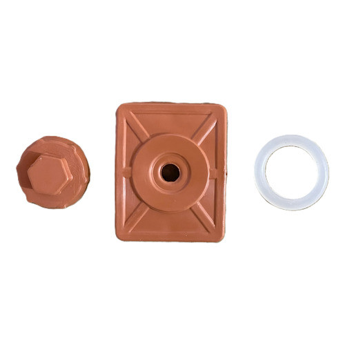 Kit Vedação 40 Capa Telha PVC Colonial Laranja Ceramica Terracota PLAN ...