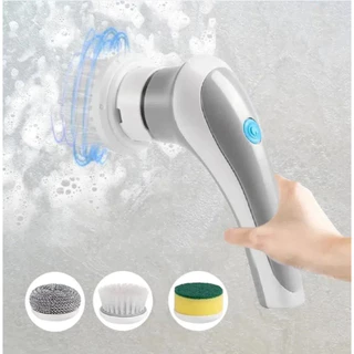 Escova de Limpeza Elétrica 3 em 1 Portátil Á Prova D'água Com 3 Escovas Multiuso Cozinha Banheiro em Oferta na Shopee