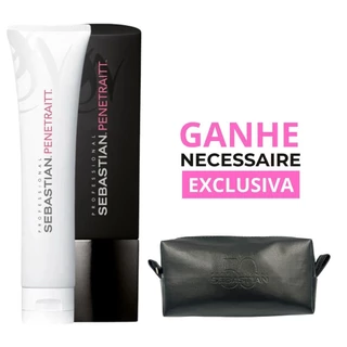 Kit Sebastian Máscara e Shampoo Penetraitt + Necessaire