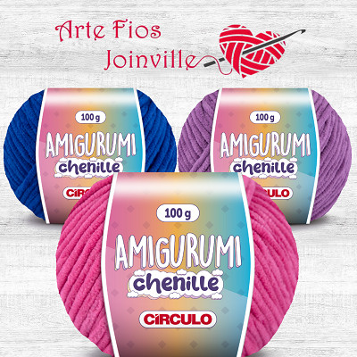 Fio Amigurumi Chenille Círculo 100g
