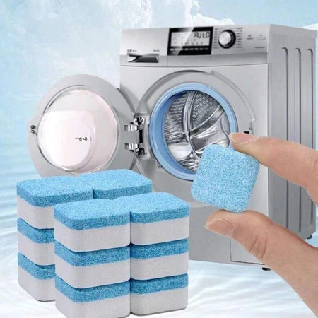 Kit Limpador Pastilha de máquina de lavar roupa, comprimido efervescente sólido para remover manchas