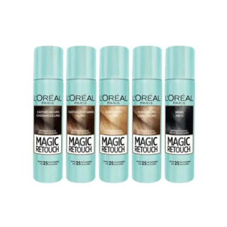 Spray Magic Retouch L'Oréal Retoque De Raiz Preto Castanho Claro Escuro Louro Claro Escuro em Oferta na Shopee