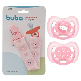 Chupeta Noturna BUBA Comfort Tamanho 2 - Unicórnio Multicolor Que Brilha No Escuro