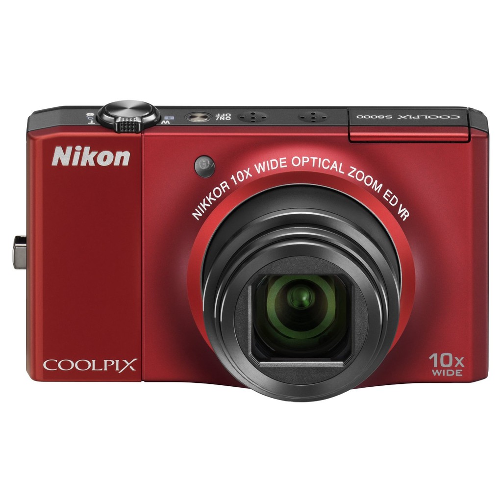 USED]Do Japão [Usado] Câmera Digital Nikon COOLPIX S8000 Vermelho